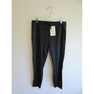 FABLETICS Black Mid Rise Ultra Cool XL Workout Leggings